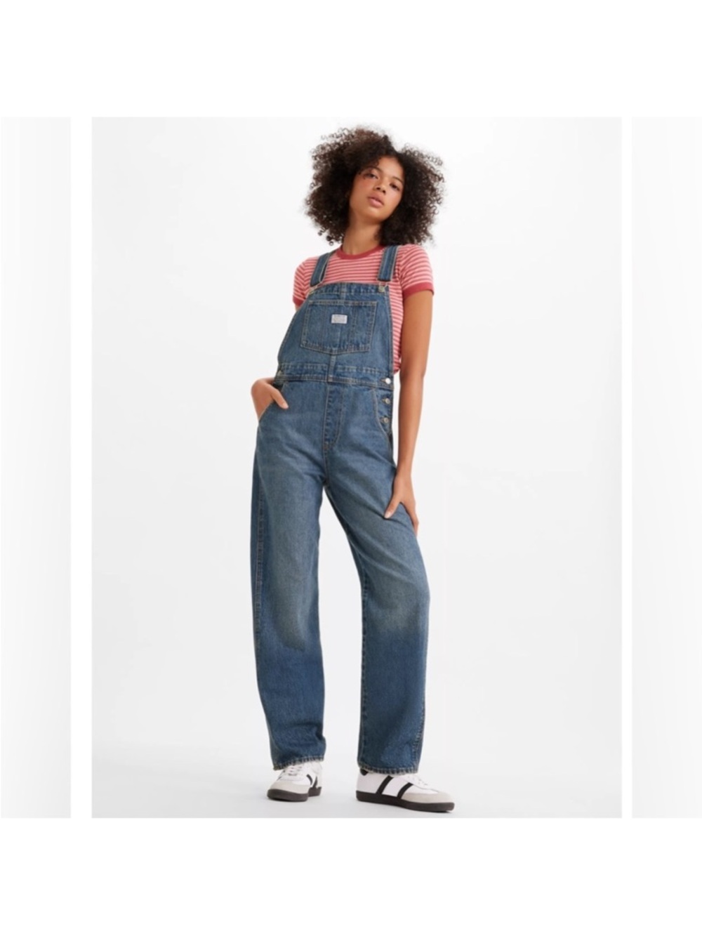 SOLD! Levi's Women Vintage Denim Jean Overalls XL - Picture 2 of 16
